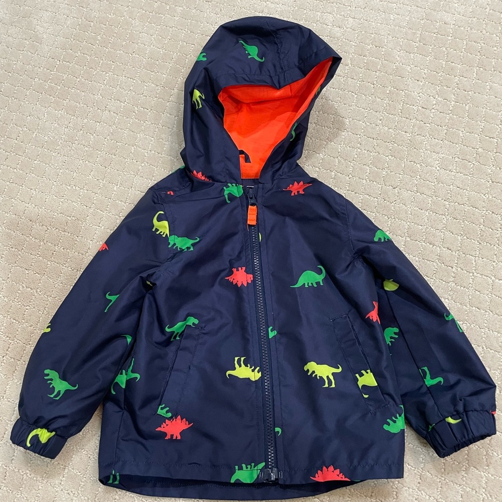 Carter’s 2T Dinosaur Print Rain Jacket